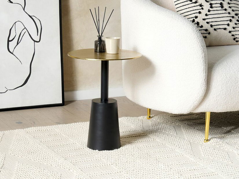 Příruční stolek Tate (zlatá)