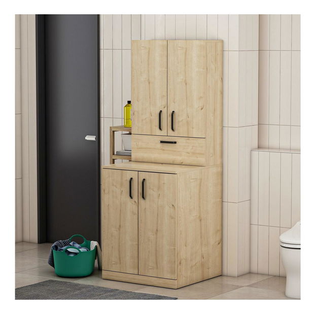 Skříňka na pračku Motuma (dub)