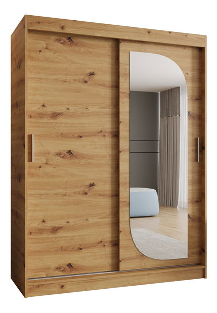 Šatní skříň 150 cm Lulu (dub artisan)