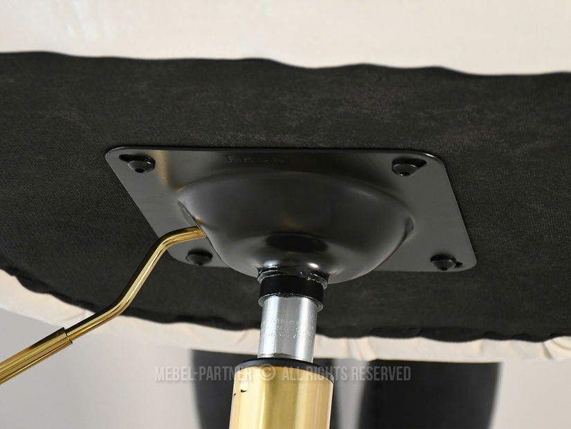 Relaxační křeslo Merindana (krémová + zlatá)