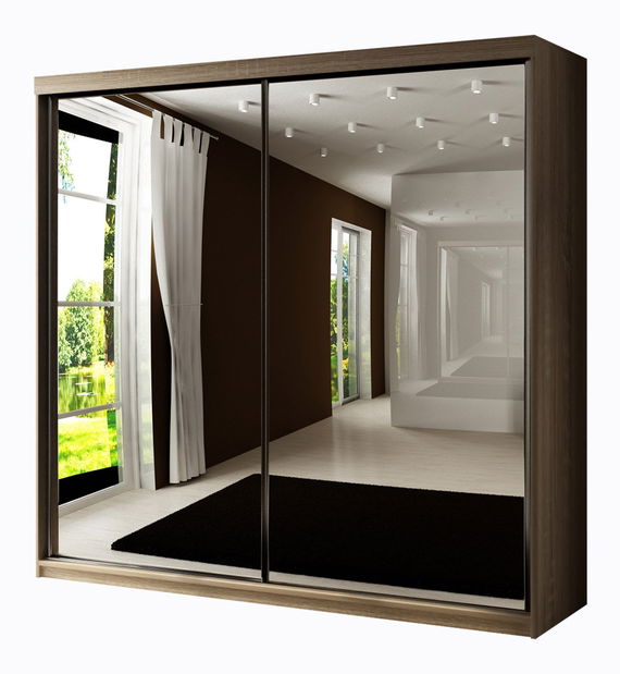 Šatní skříň Seharat 45709 (jasan tmavý)