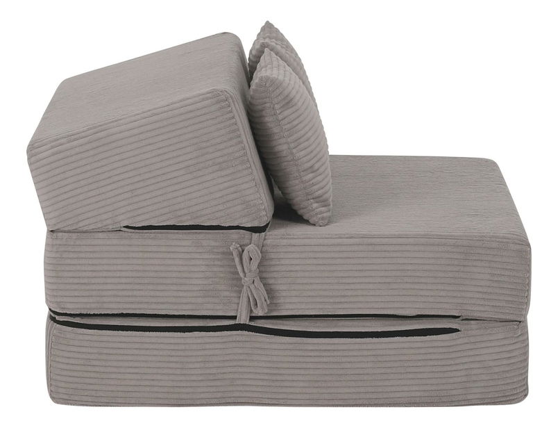 Rozkládací křeslo Plantearan (šedá)