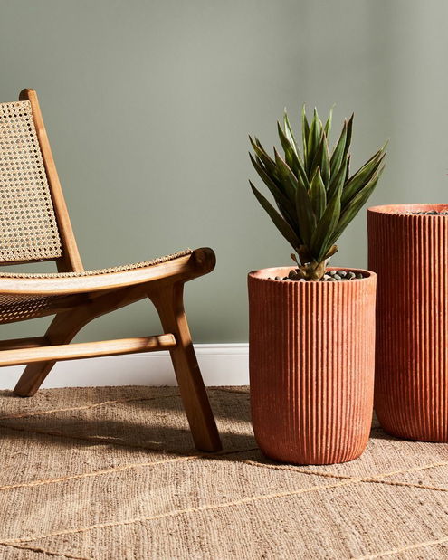 Květináč ⌀ 25 cm Eanty (hnědá)