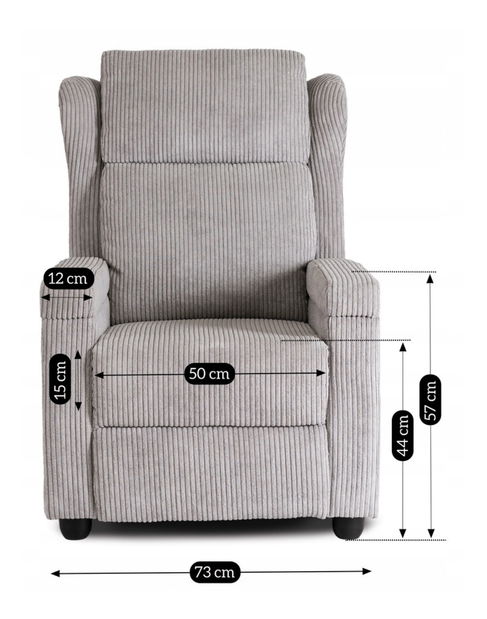 Polohovací křeslo Suplicios (šedá)