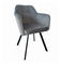 Jídelní židle Zevas (šedá + černá)