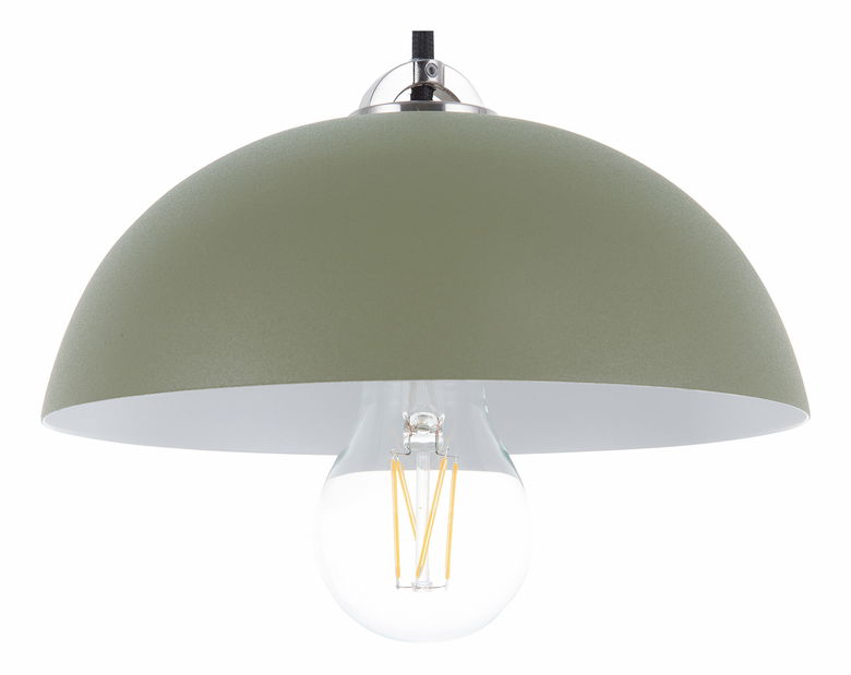 Závěsná lampa Eseka (tmavě zelená)