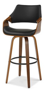 Barová židle Rolenzono H75 (černá)