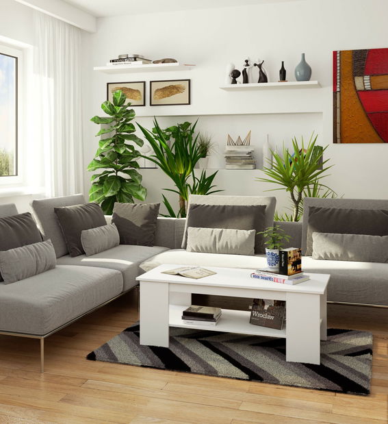 Konferenční stolek Palak II (bílá) *bazar