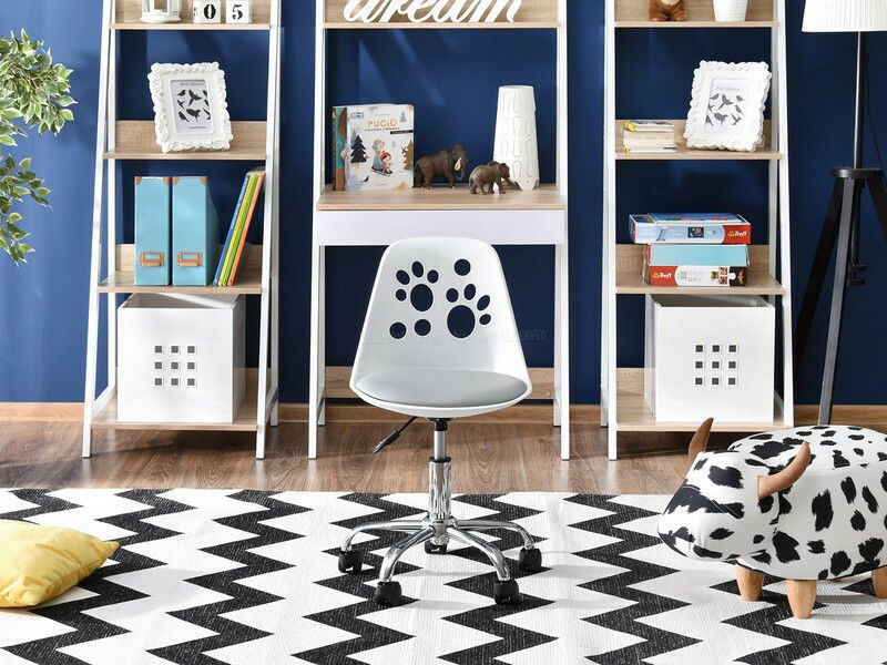 Dětská židle Footy (šedá + chromová)