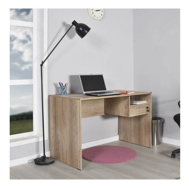 PC stolek Calliope 2 (ořech světlý)