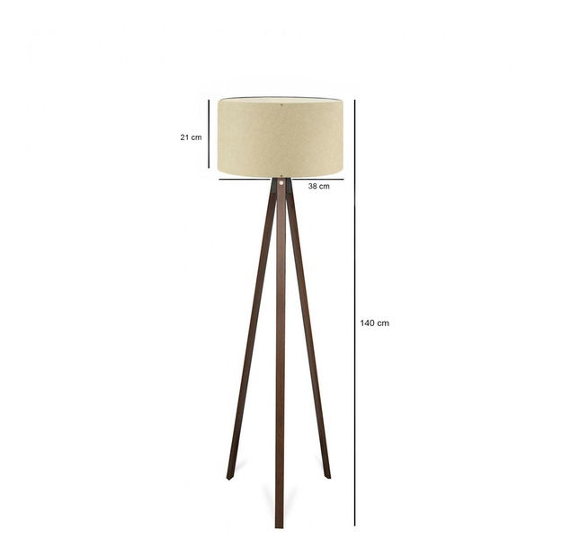 Stojanová lampa Autoressto 1 (béžová + hnědá)