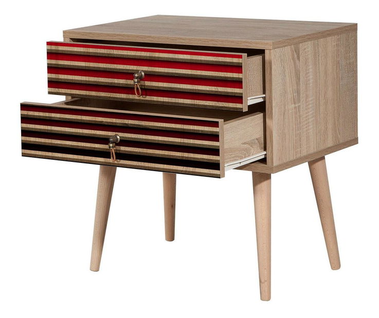 Noční stolek Sopatu 7 (dub sonoma)