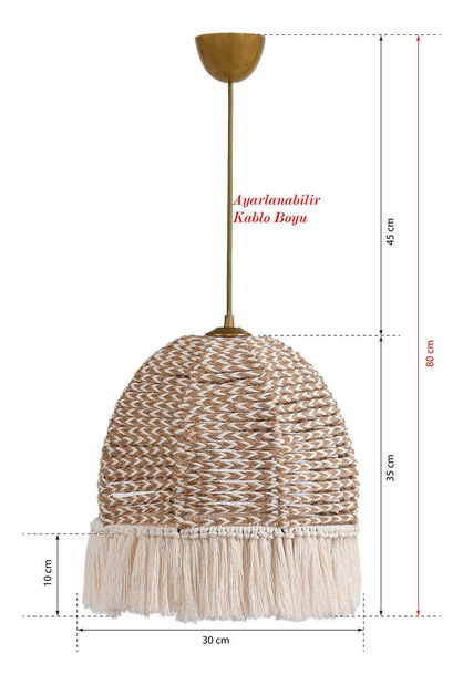 Stropní svítidlo Jutosorta 2 (ecru + bílá)