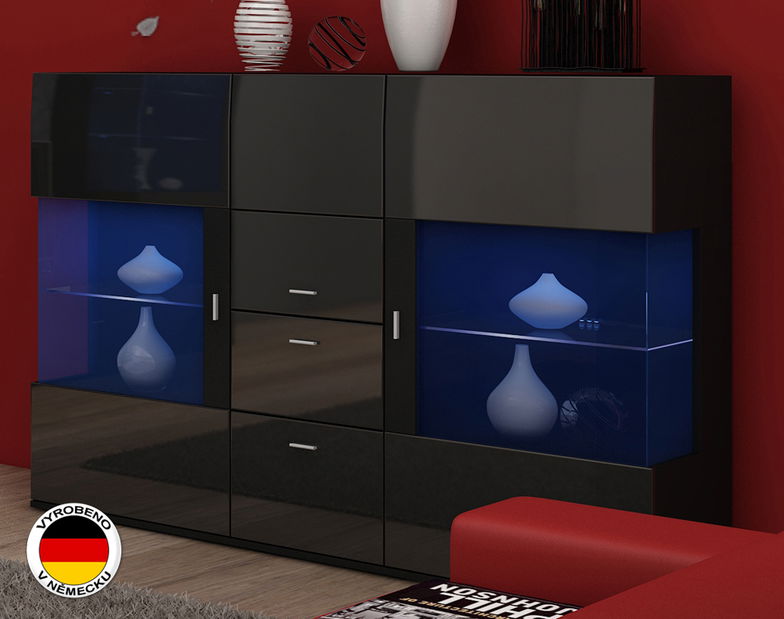 Vitrína Jena černá