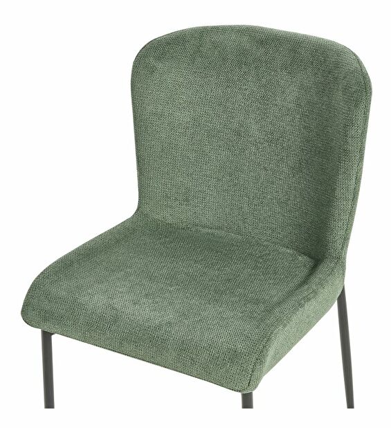 Set 2 ks jídelních židlí Adana (zelená)
