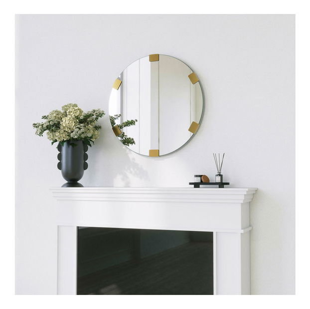 Koupelnová skříňka Talabe 3 (zlatá)