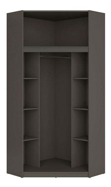 Rohová šatní skříň BRW Moden SZFN2D