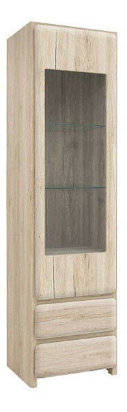 Vitrína BRW Possi REG1W2S/20/5 (s osvětlením)