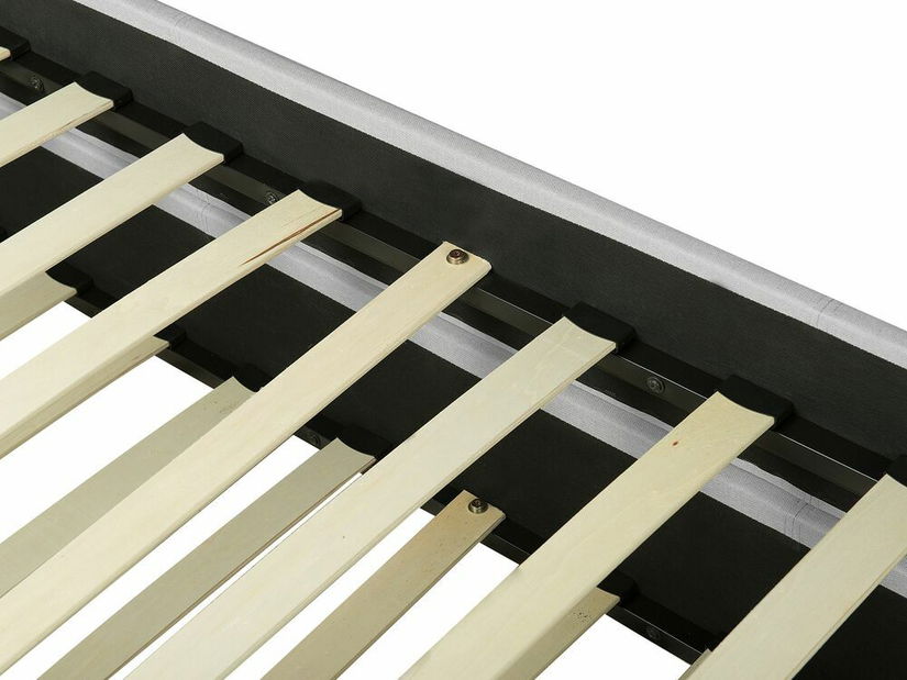 Rozkládací postel 80 cm MERMAID (s roštem) (světle šedá)