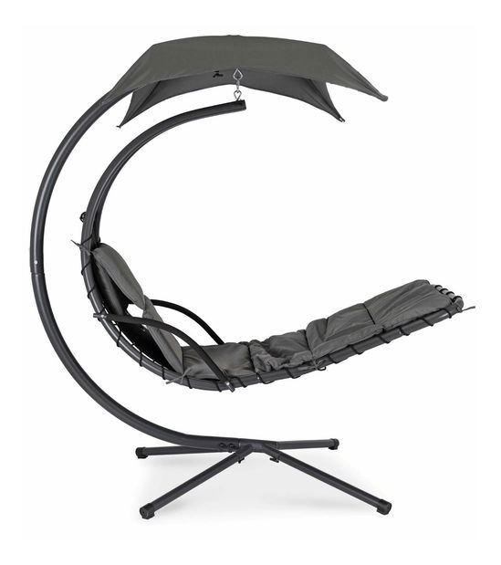 Zahradní houpací křeslo Respirar (šedá)