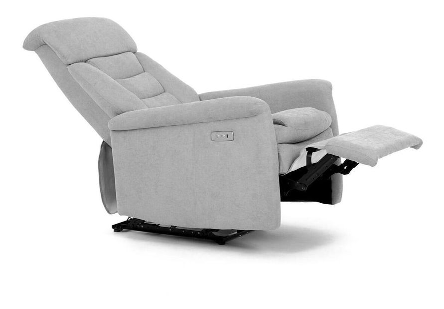 Polohovací křeslo Traste (stříbrná)