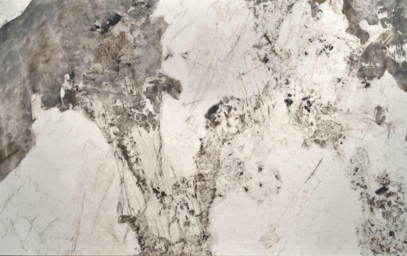 Jídelní stůl Giacomo (zelený mramor + černá) (pro 4 osoby)