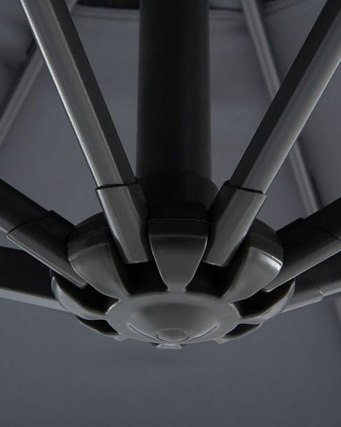 Zahradní slunečník RAVERA (tmavě šedá)