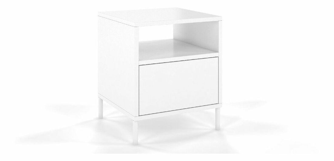 Noční stolek Naturlig Maera (bílá)