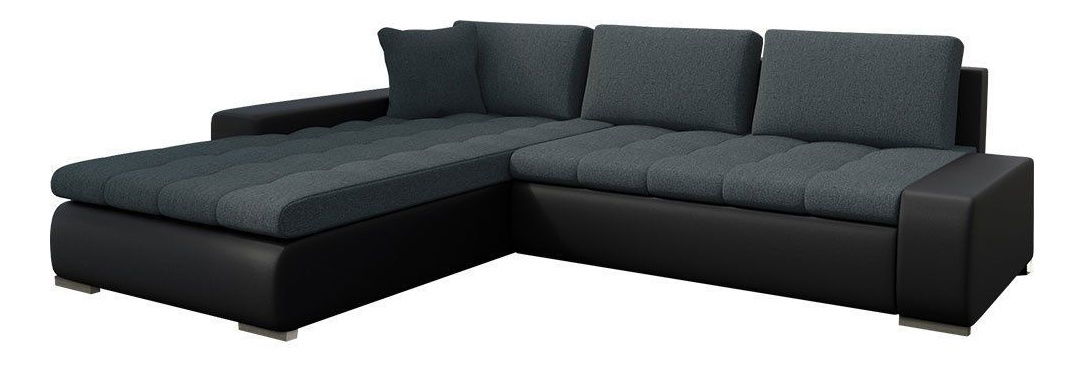 Rohová sedací souprava Hesron (stříbrná)