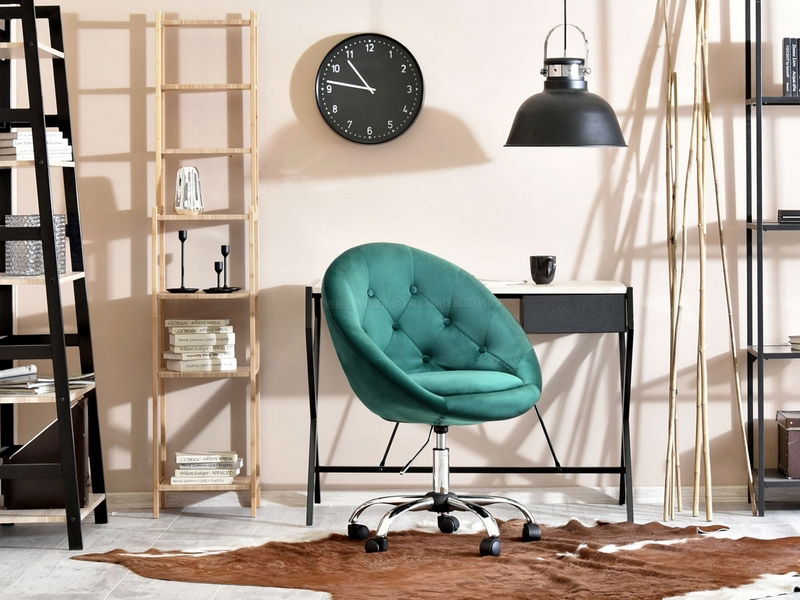 Křeslo Lush 4 (zelená + chromová)