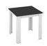 Jídelní stůl Kean (čtverec) (pro 4 osoby) (bílá + černá)