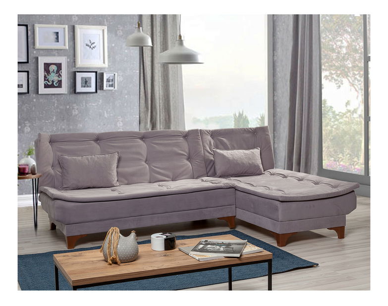 Rohová sedačka Klaudi C (šedá) (P)