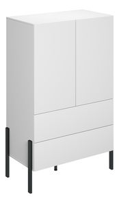 Šatní skříň Juka (bílá matná)