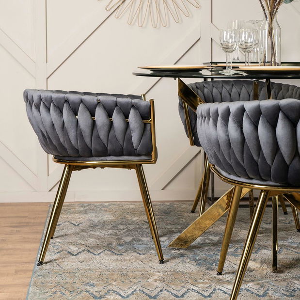 Jídelní židle Cayendo (šedá)