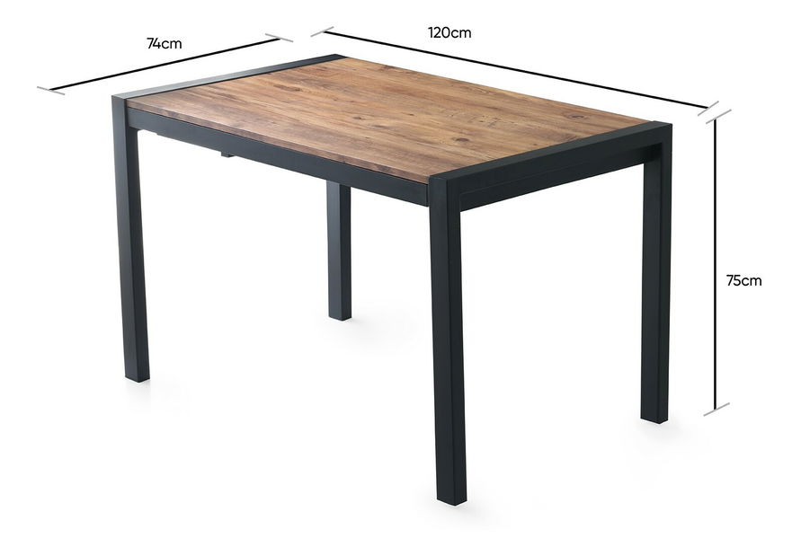 Jídelní stůl (pro 8 a více osob) Sliva (Borovica antlantic)