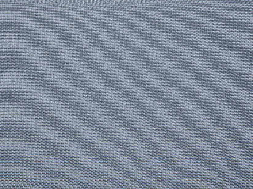 Zahradní lehátko Amati (tmavé dřevo + modrá)