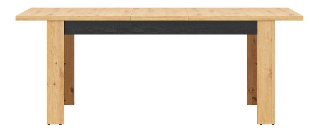 Jídelní stůl BRW Ostia STO/7/16 (dub artisan + dub černý) (pro 6 až 8 osob)