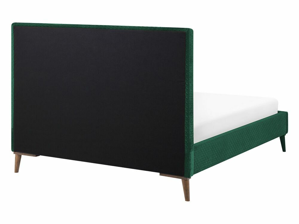 Manželská postel 140 cm BARON (s roštem) (zelená)