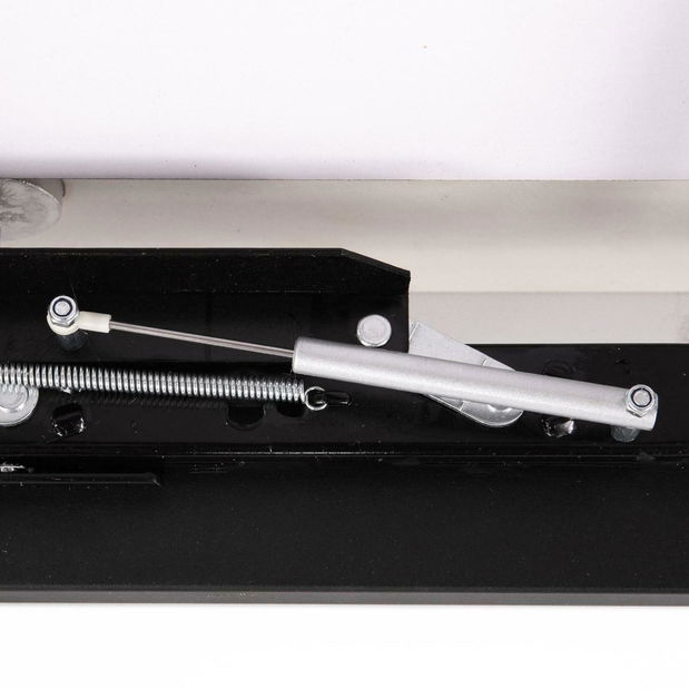 Rozkládací jídelní stůl Hildebranda (mramor bílý) (pro 4-6 osob)