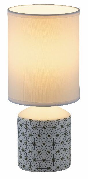 Stolní lampa Sophie 4399 (bílá + vzor)