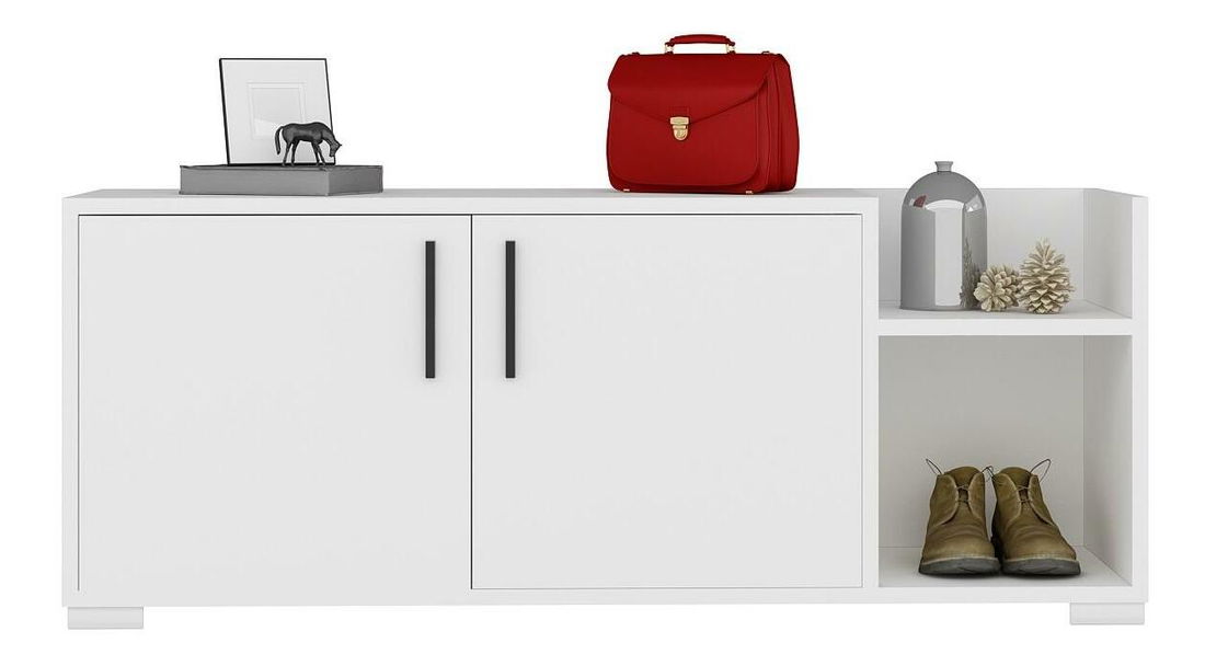 Botník (skříňka na boty) Kupuba (bílá)