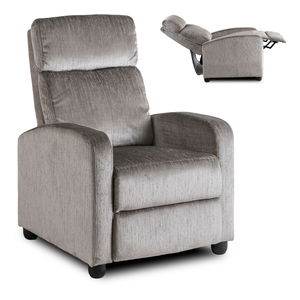 Polohovací křeslo Dominaba (světle šedá)