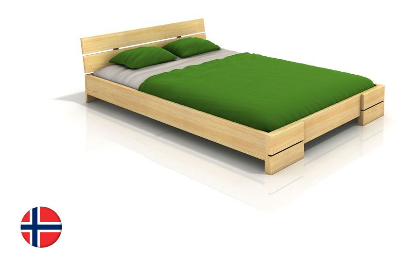 Jednolůžková postel 120 cm Naturlig Lorenskog Long (borovice) (s roštem)