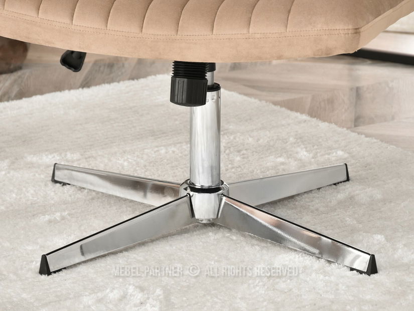 Židle Loise (béžová + chromová)