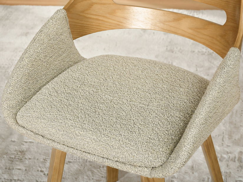 Židle Theo K (béžová + dub)