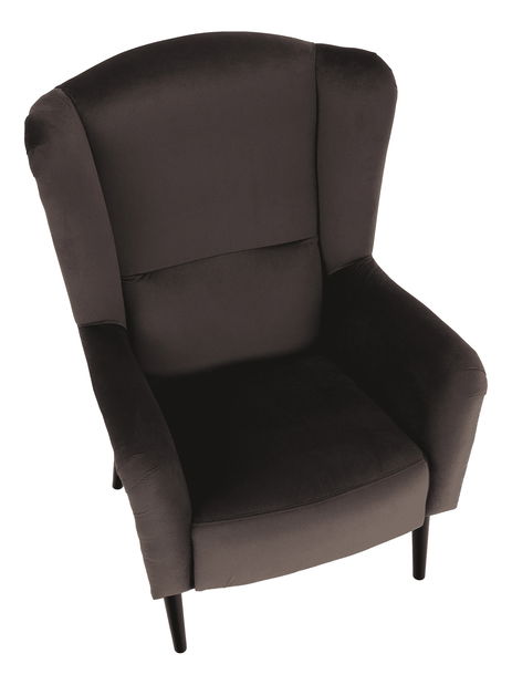 Křeslo ušák Bolle (hnědá)