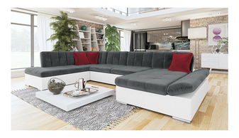 Rohová sedačka Calla (P) U (Soft 017 + Kronos 22 + Kronos 02)