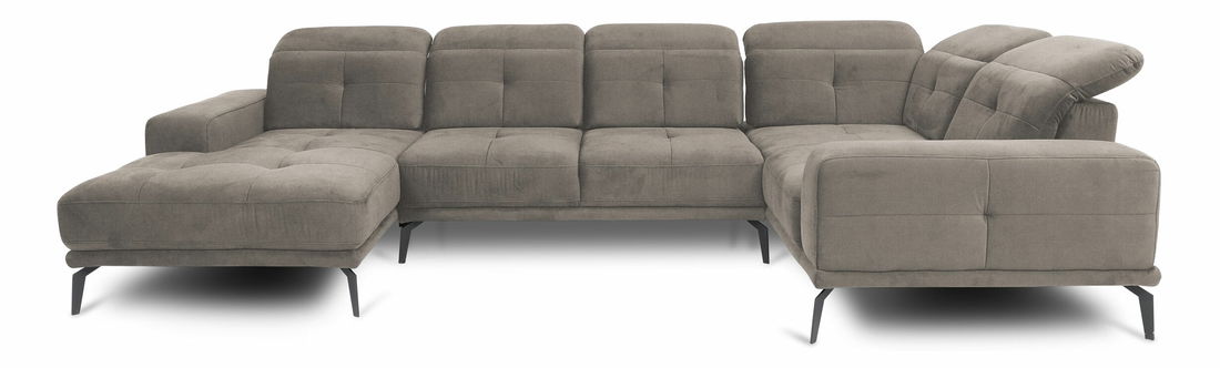 Rohová sedačka ve tvaru U Nicolette (béžová) (P)