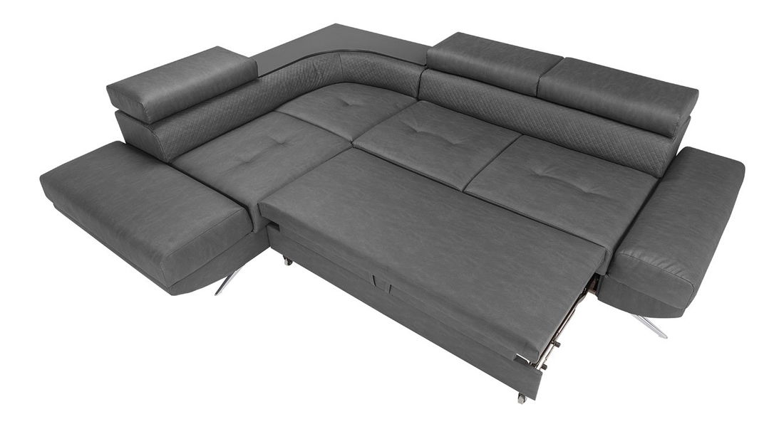 Rohová sedací souprava BRW Altro REC.2F (antracit) (L)