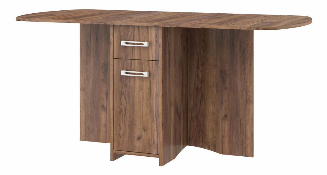 Rozkládací jídelní stůl Elston X (craft tabáku) (pro 4 až 6 osob)